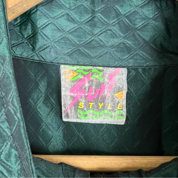 RARE Vintage 90s Surf Style St Simons Georgia Windbreaker Jacket Mens XL - Picture 3 of 5